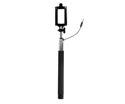 Selfie stick KUNGFUREN przewodowy KS10A czarny
